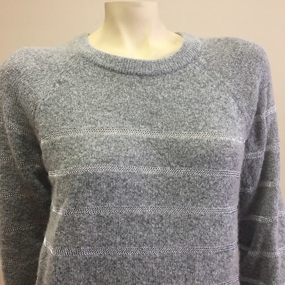 Current/Elliott - The Victor Metallic Stripe Knit - Picture 4 of 8